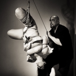 Shibari bondage performance at thePlace des Cordes, Paris WykD Dave and Clover's show. Photos by Amaury Grisel Photographe http://amaury-grisel-shibari.tumblr.com/