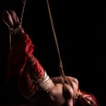 Freestyle shibari bondage photoshoot by Clover & WykD Dave. Model Red Riding Brat #WykDRope Contact us for prints.